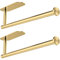 Gewtur Küchenrollenpapierhalter unter dem Schrank, Edelstahl, Küchenrollenhalter, Wandmontage, selbstklebend, für Küche, Speisekammer, Badezimmer (Gold, 2 Stück)