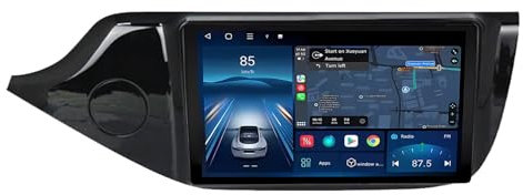Estéreo para automóvil Android 14 de doble DIN con pantalla táctil de 9 pulgadas para KIA CEED 2012-2016 con Carplay, navegación GPS, cámara de respaldo AHD, controles en el volante,FM/BT/USB (P1 (