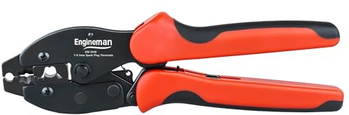 ENGINEMAN EM-2048 Spark Plug Wire Crimping Tool for Spark Plug Wires 8-8.5mm Crimping and Stripping Precision Wire Lugs for Spark Plug Maintenance