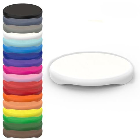 Schutzabdeckung für Sagrotan No Touch Seifenspender - Deckel Verschlussdeckel Ersatz Ersatzteile Reparatur Wartung Nachfüllung Farbauswahl (5 Weiß)