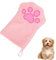 LUYANFX Serviette Chiens, Serviette pour Chien Super Absorbante, Serviette Chats Gants de Bain pour Animaux Domestiques Séchage Rapide pour Animaux de Petite et Moyenne Taille, 22 x 15 cm (Rose)