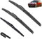 Juego de escobillas limpiaparabrisas para Kia Sportage QL 2016-2020 Parabrisas De Coche Escobillas Limpiaparabrisas Cepillo de Lluvia