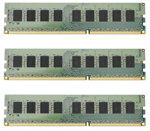 Uikdjgu 3X Memoria 8GB RAM 2RX8 1.35V DDR3 PC3L-12800E 1600MHz 240 Pin ECC RAM Buffer per Workstation Server