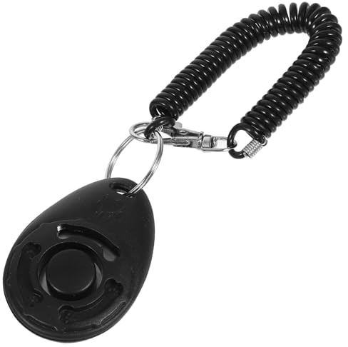 DOITOOL Hundetrainer Clicker mit Elastischem Armband Tragbares Kunststoff trainingsgerät für Hunde Katzentraining Vielseitiger Pet Clicker für Verhaltens Stubenreinheitstraining