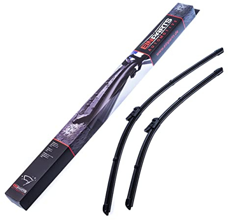 EINPARTS Scheibenwischer Set Wischerblätter Set Vorne Länge 1: 650mm Länge 2: 530mm Rahmenlos Kompatibel mit AUDI A6 Avant 4G5, 4GD, C7 für Linkslenker EPWBDCS2621