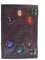 Avengers Vintage handgemachte Infinity Stones Leder nachfüllbar Journal/Reise schreiben Tagebuch/Notebook mit natürlichen Halbedelsteinen und Schnalle/Schloss/Riegel Lederjournal Ledertagebuch