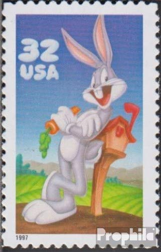 Prophila Collection USA 2829BA (kompl.Ausg.) 1997 Comicfigur - Bugs Bunny (Briefmarken für Sammler) Comics