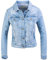 Rock Creek Damen Jeans Jacke Übergangs Jacke Denim Blouson Stretch Kurz Classic Jeansjacken Urban Stonewash D-401 Hellblau S