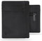 AKIELO Portefeuille Homme RFID Blocage avec Compartiment à Fermeture Éclair pour Pièces et Coffret Cadeau – Porte Cartes Ultra Fin – Porte Monnaie Homme Minimaliste (Édition Fermeture Éclair Noir)