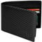 BIAL Mens RFID Blocking Bifold Wallet - Flip Wallet, Slim, 2 ID Window - Superfine Fiber PU Synthetic Leather (Black)