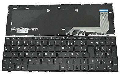 KinPower Clavier AZERTY Français Compatible avec Lenovo IdeaPad 110-15ISK 110-17ACL 110-17IKB 110-17ISK
