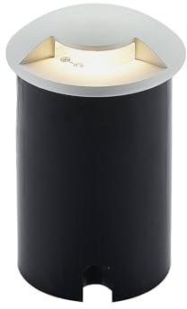 Lucande Bodeneinbauleuchten Milara (wasserdicht (Modern) in Alu aus Aluminium (1 flammig, GU10) - Bodeneinbauleuchte außen