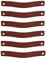 Brute Strength - Tirador de cuero para muebles - Cognac - 12 piezas - 20 x 2,5 cm - Asa de armario, Asa de puerta - Asas de cuero, para cocina, baño, armarios, vestidor, madera