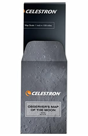 Celestron 93704 Mondkarte für Beobachter