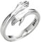 Anello regolabile in argento Sterling 925, con mani abbracciate, per donne e uomini