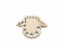 1stck. Knitting Needle Gauge, Stricknadelmaß, Knitting, Strickwerkzeug, Stricknadel-Lineal, Ruler, Stricknadelmaß auf Holz, Kunststoff-Messgerät 1.5 mm – 10 mm