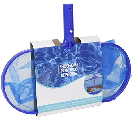 Acan Tradineur - Recogehojas con Malla Muy Resistente 17,5 x 40 cm para el Completo limpiado de Piscinas, spas o jacuzzis. Recogedor de Hojas para Limpieza de Agua. Limpieza e higiene de Piscinas