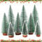 Mini Weihnachtsbaum, 9 Stück Kleiner Weihnachtsbaum, künstlicher Weihnachtsbaum, Tannenbaum, Christmas Tree für Weihnachtsdeko Weihnachten Tischdeko, DIY, 10/16/20CM, 3 Größen