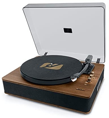 Muse MT-106 BT Giradiscos Estereo Madera