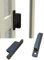 2x Maniglia maniglietta zanzariera scorrevole finestra balcone ricambi MN2005/06 in plastica colore nero