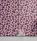 Ambesonne Safari Peel & Stick Wallpaper for Home, Exotic Leopard Skin Pattern in African Animal Wilderness Tropical Themed Print, Self-Adhesive Living Room Kitchen Accent, 33 cm x 90 cm, Pink Brown