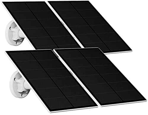 4 panneaux solaires 5 W pour caméra IP avec port USB-C [revolt]