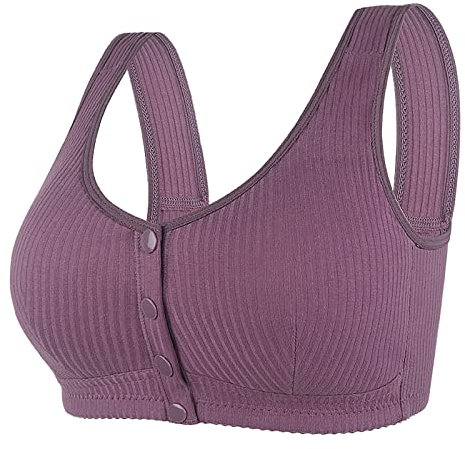 Women's Soft Lace Bra Summer Comfort Bra Sexy Lingerie Bralette Breathable Sports Bra Comfortable Bralette with Moulded Cups Feel Bralette Soft Underwear Comfortable Bra, gray, UK 24