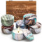 Scented Candle Gift Set, 6 Pcs 5.65 Oz Soy Vanilla Candle Gift for Women, Teacher Gifts, Anniversary, Thanksgiving, Christmas, Mother's Day, Teachers' Day