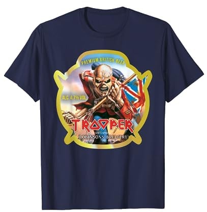 Iron Maiden - Trooper Beer Label T-Shirt