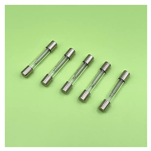 30-100 Uds 5KV 0.65A 0.75A 0.8A 0.85A 0.9A horno microondas cartucho de alto voltaje fusible de tubo de vidrio soplado rápido 6x40mm Fusible de acción rápida (Size : 0.8A 800mA 100pcs)