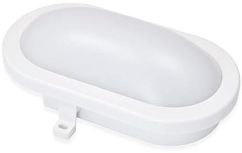 EGB LED Ovalleuchte Kellergitterleuchte IP65 4-9W + CCT, weiß 2700/4000/6500K - 4W/7W/9W einstellbar