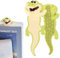 WOOXDYUK Lesezeichen für Kinder, Crocodile Bookmark, Lustige 3D Cartoon Tiere, Lustiges Geschenk auch, Kleine Geschenke für studentische Buchliebhaber (Grün)