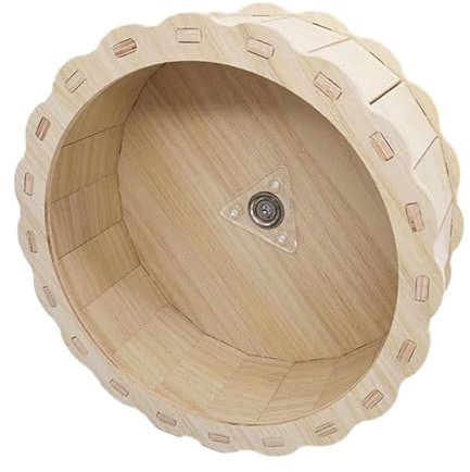 predolo Laufräder für Hamster aus Holz, Laufräder für kleine Haustiere, Fitnessräder, 15cmx6.5cm