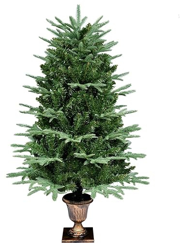 Weihnachtsbaum 120cm, Uten Christbaum mit PE Nadeln, spezielle Basis, Weihnachtsdeko