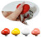 KyeeaDIY Liebe Herz geformte WC Tank Taste, 4Pcs WC Push Button Flush Ersatz, Toilettenspülknopf Hilfe Toilettenknopf Portable Toiletten Wassertank Drucktasten Ersatz Herzen
