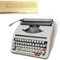PODEC Altmodische Manuelle Schreibmaschine, Traditionelle Tragbare Manuelle Schreibmaschine Mit Koffer, Flexible Tasten, Klare Handschrift, Für Literarische Retro-Sammlung Als Geschenk