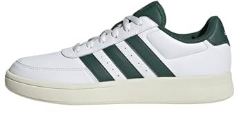 adidas Men's Breaknet 2.0 Shoes, FTWR White/Collegiate Green/Silver Green, 10 UK