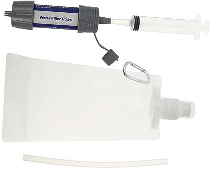 HANABASS 1pièce Filtre à Eau Portable Purificateur Compact Pour Activités Extérieures Élimine Impuretés Et Polluants Mini Filtre De Voyage Pour Randonnée Et Camping