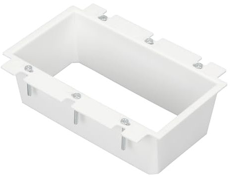 Sikluovkai 2PCS BE1-2 Electrical Outlet Box Extender with 6PCS Screws,1-Gang Box Electrical Power Outlet Box Extender, Single Gang Power Switch Receptacles Accessories (SLK-3)