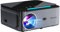 XElectron iProjector 2 Plus - Proiettore Keystone con messa a fuoco automatica, 1080P Full HD 4K HDR, Android 9.0, 20000 lumen (1100 ANSI), proiettore antipolvere per la casa