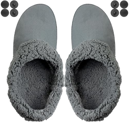 Endoto Forro para Croc, Fur Liner Fleece Fluffy Fuzzy Lining de Repuesto Mullido y Cálido para el Invierno (Gris, 39-40 EU)