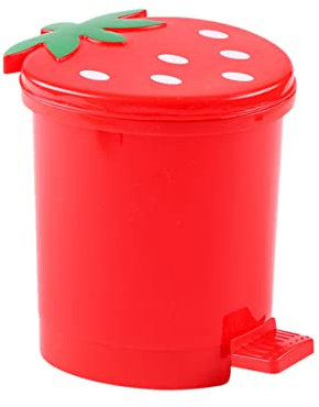 CRILSTYLEO Mini Poubelle Adorable Forme De Coeur Pour Bureau Et Cuisine Conteneur De Déchets Kawaii Pour Bureau Chambre Et Salon