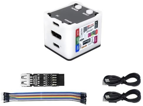 youyeetoo Sipeed NanoKVM Mini Remote Control Operations Maintenance Server, 1TOPS NPU 1GHz C906 RISC-V Linux Single Board Computer, mit 100M Netzwerkanschluss (Full-Paket)