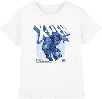 Marvel Boy's X-Men Beast Unisex Kids T Shirt T-Shirt