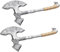 Homoyoyo 2 Hachas De Plástico Espina De Pescado Decoración De Halloween Leviatan Kratos