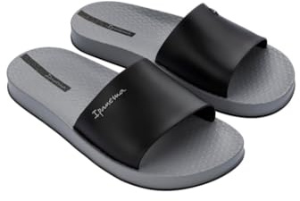 Ipanema Flache Hausschuhe für Herren, Blau, Bc572 Grey Black, 42 EU