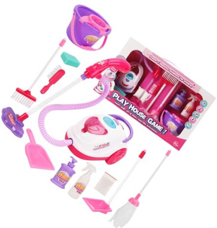 SUPVOX Giocattolo Aspirapolvere Per Ragazzo Da Strumenti Pulizia Casa Giocattoli Raccolta Polvere Senza Batteria Materiali Ecologici Sicuri