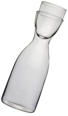 Healifty Tetera y Taza de Vidrio Resistente al Calor para Leche y y Práctico para Desayuno y Hogar