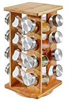 Justinus Gewürzständer mit 16 Gläsern 15,3 x 15,3 x 30,3cm, Lifestyle