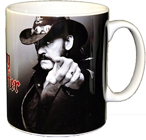 PDTXCLS personalised4u Lemmy Kilmister Commemorative Mug - 1945-2015 Ceramic Coffee Mug - Makes an Ideal Fathers Day Present